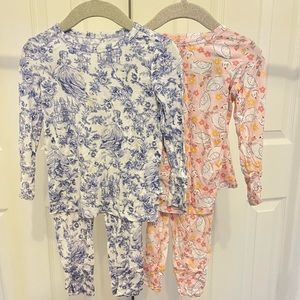POSH PEANUT Long Sleeve Pajama Set Bundle